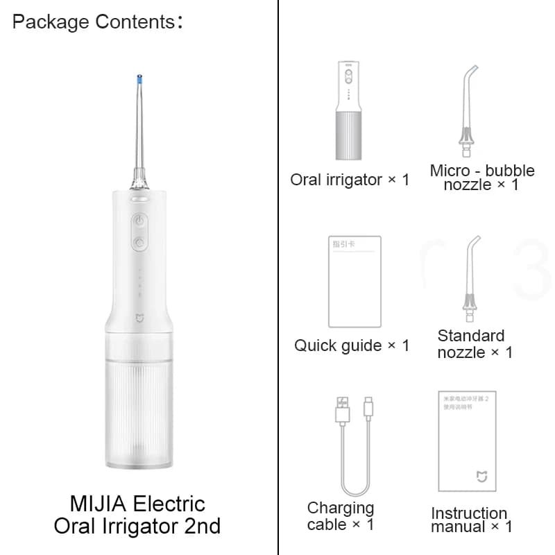 Mijia ultrasonic electric oral irrigator with water tank — image 7