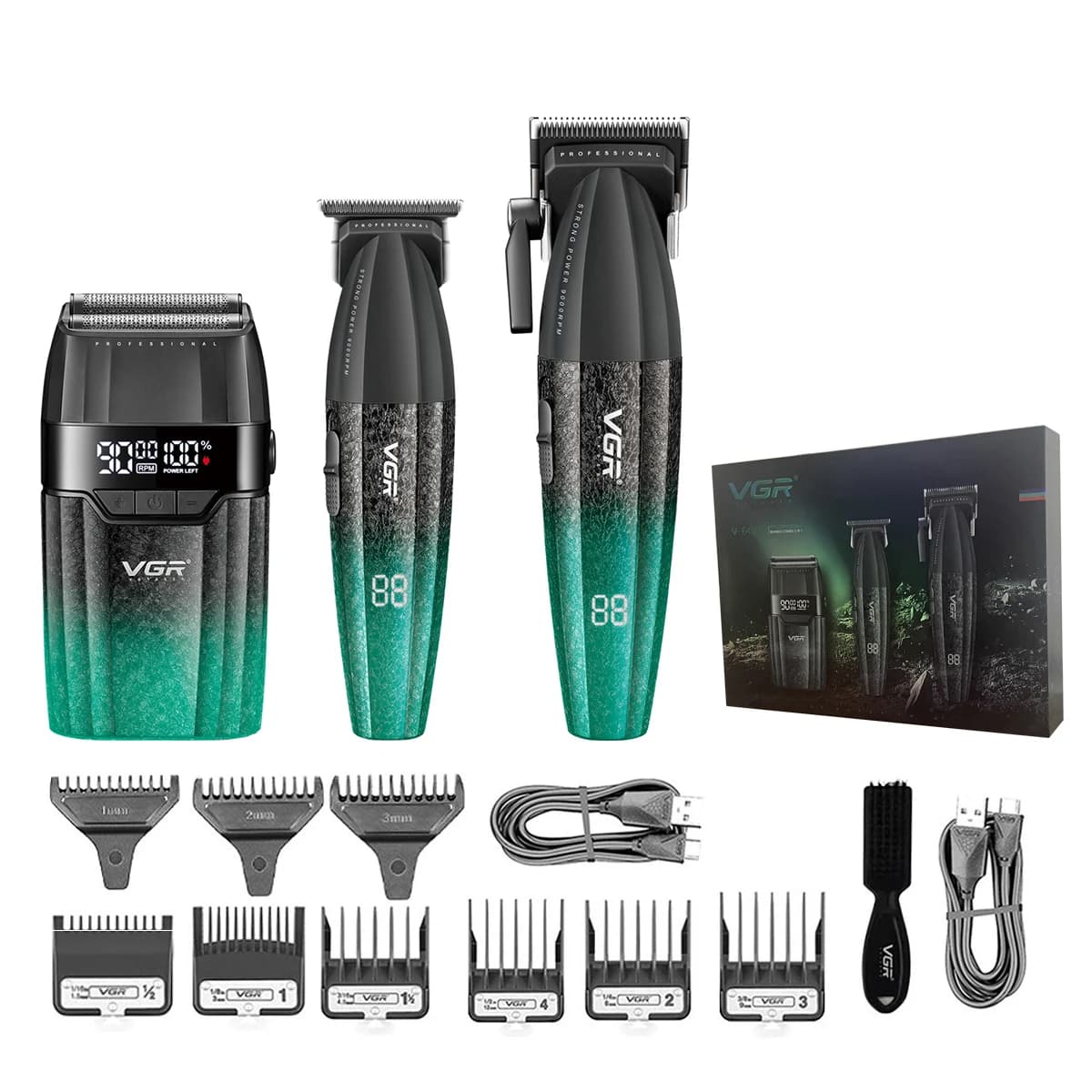 cordless hair trimmer with metal blades — image 8