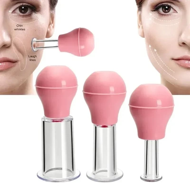 Rubber Facial Massage Cups – Skin Lifting