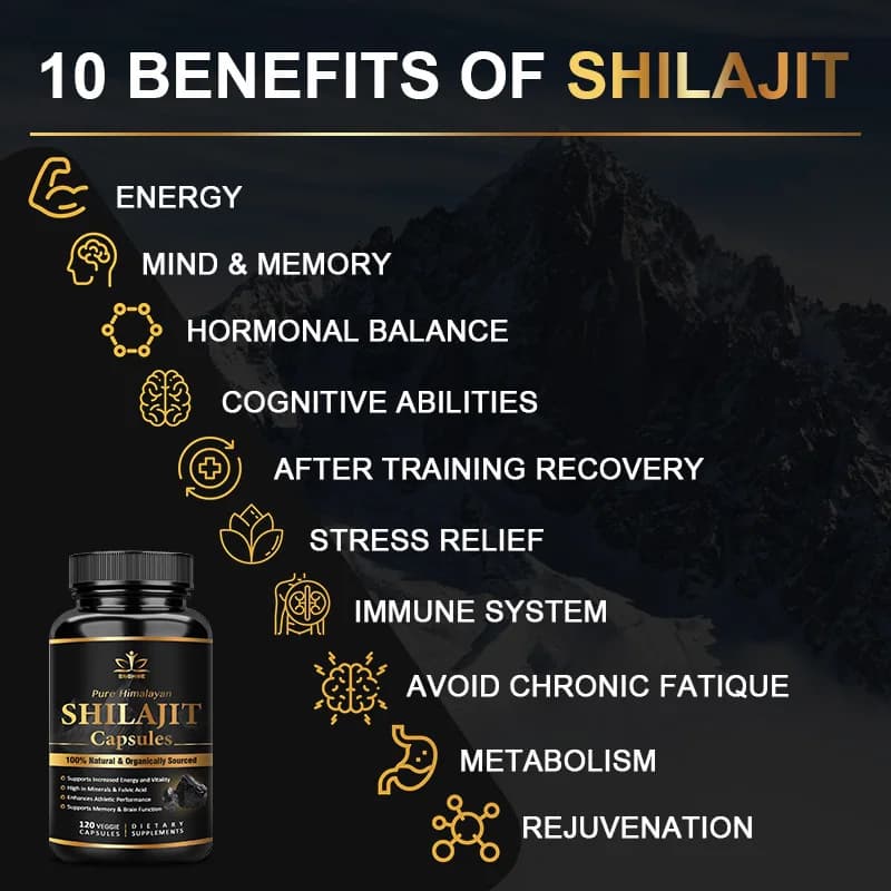 bottles of pure Himalayan organic shilajit supplement — image 4