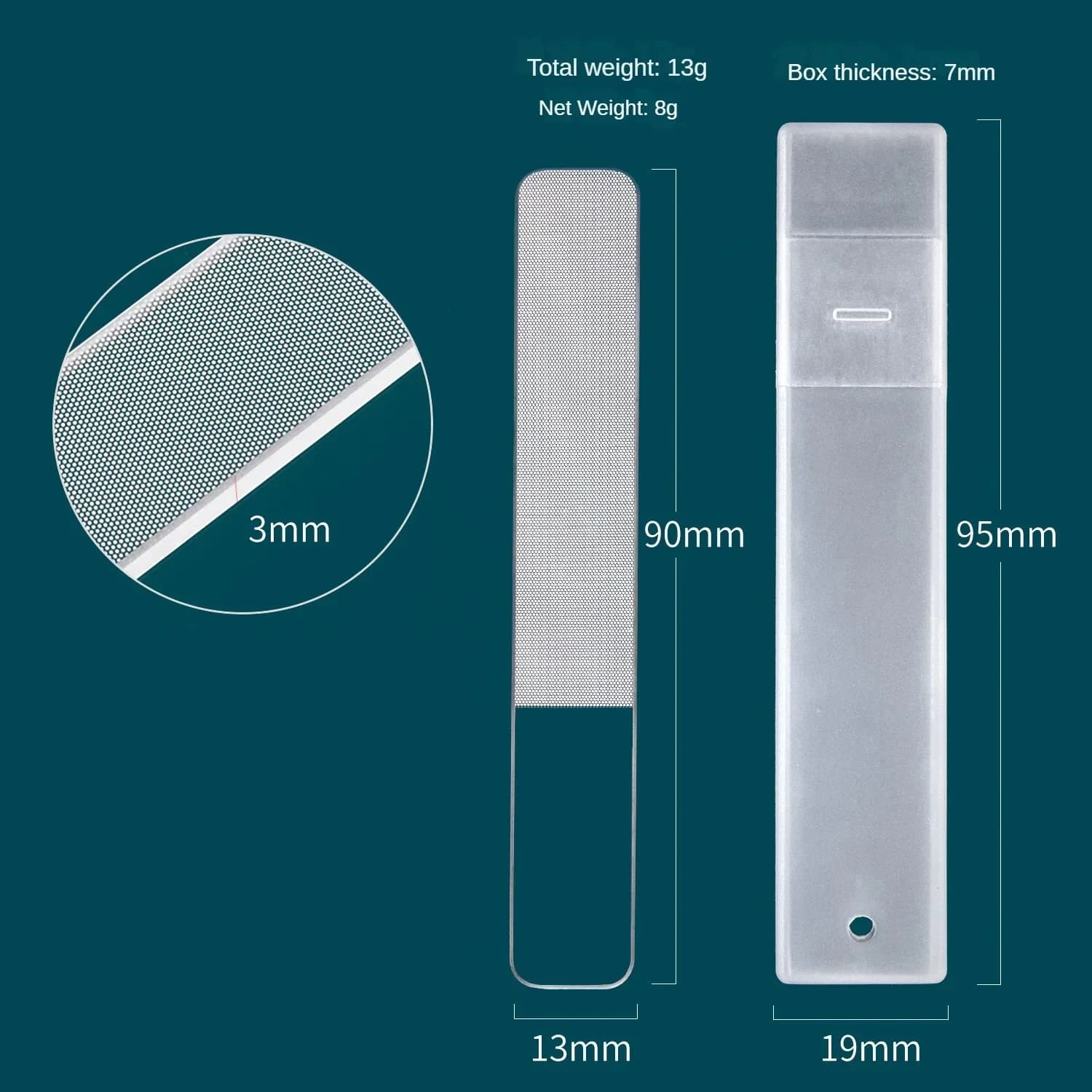 transparent nano glass nail file — image 8