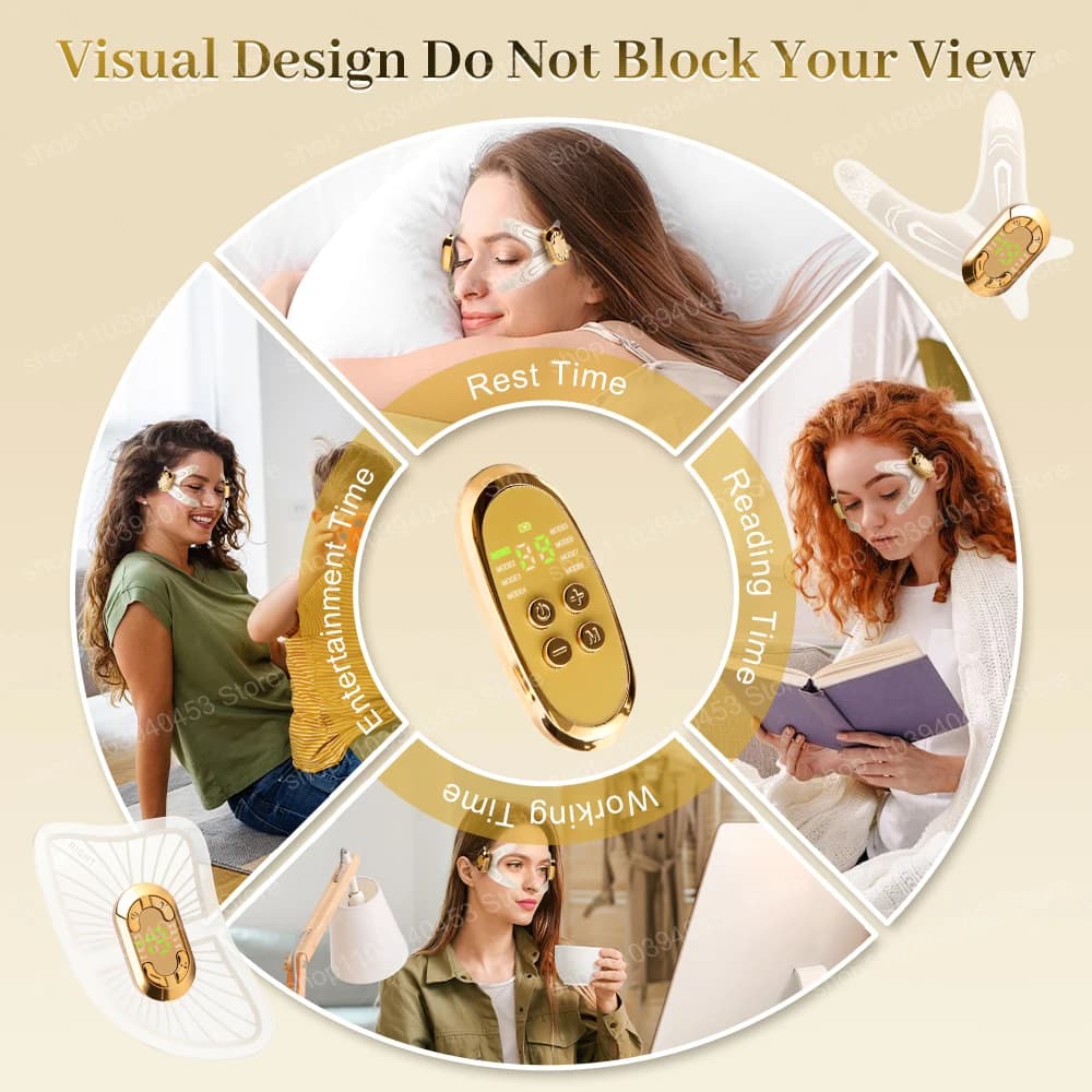 handheld EMS facial massage device — image 3