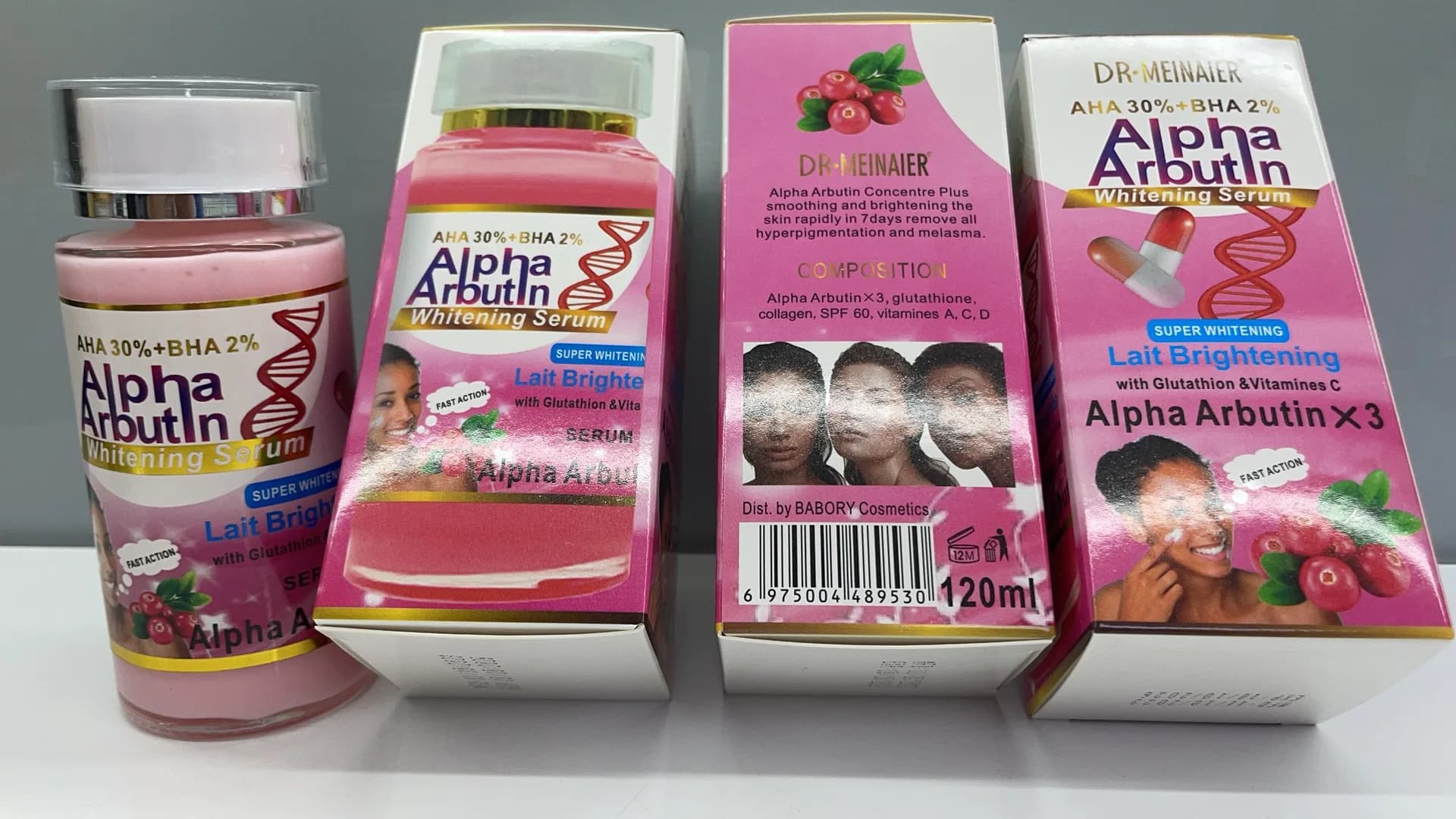 alpha arbutin serum bottle — image 3