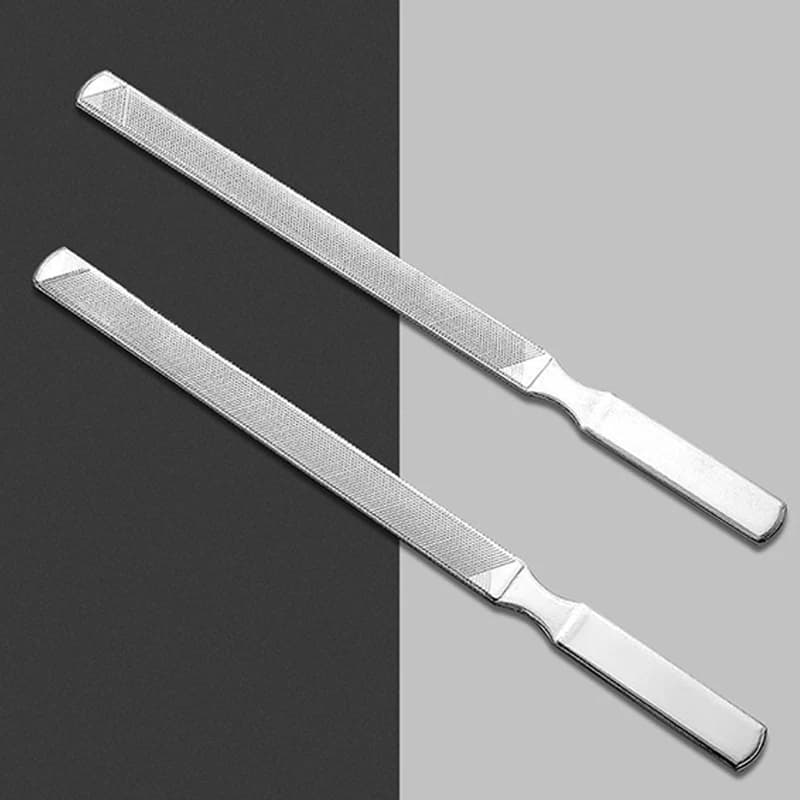 Professional Stainless Steel Nail File – 2 Pack