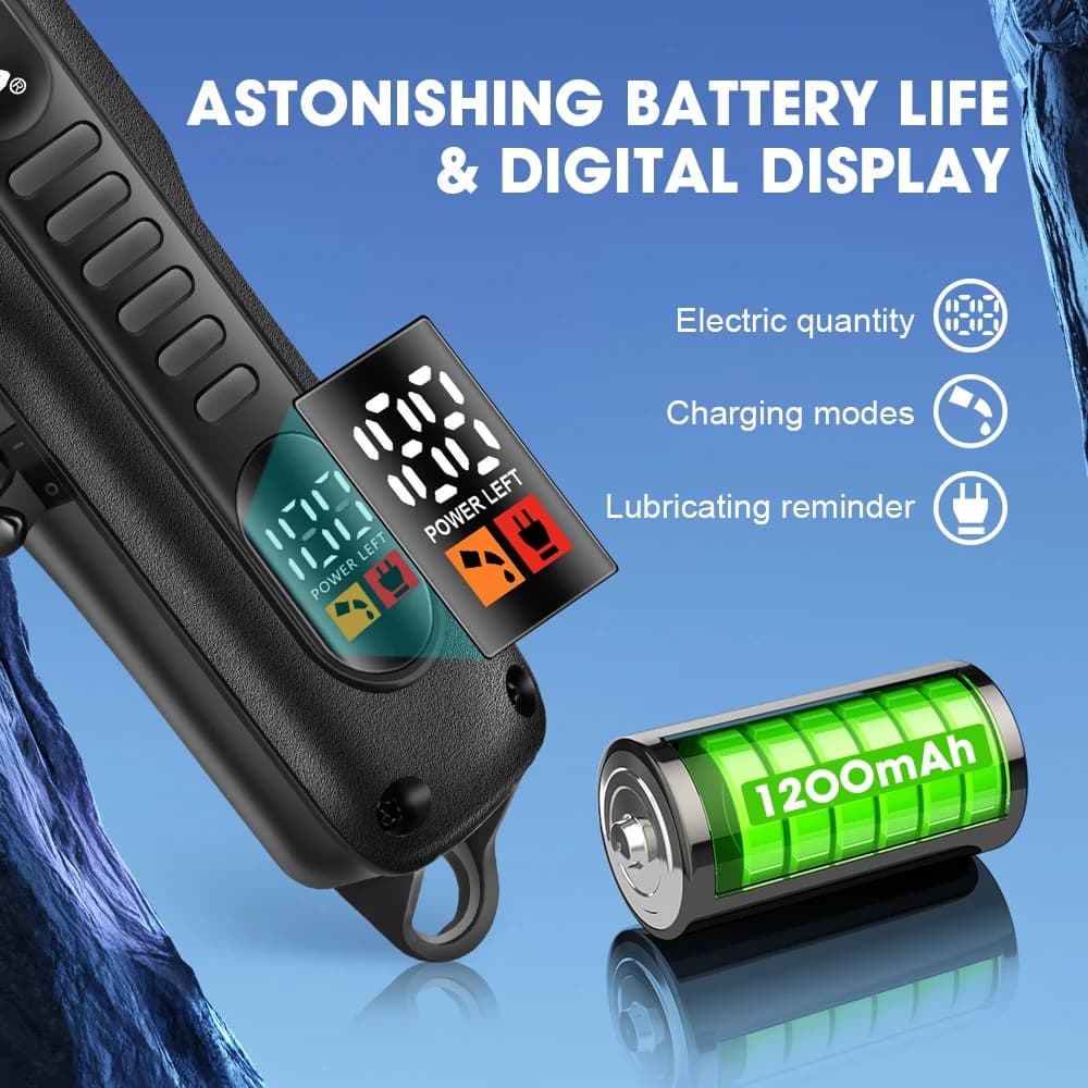 electric hair clipper with LED display — image 4