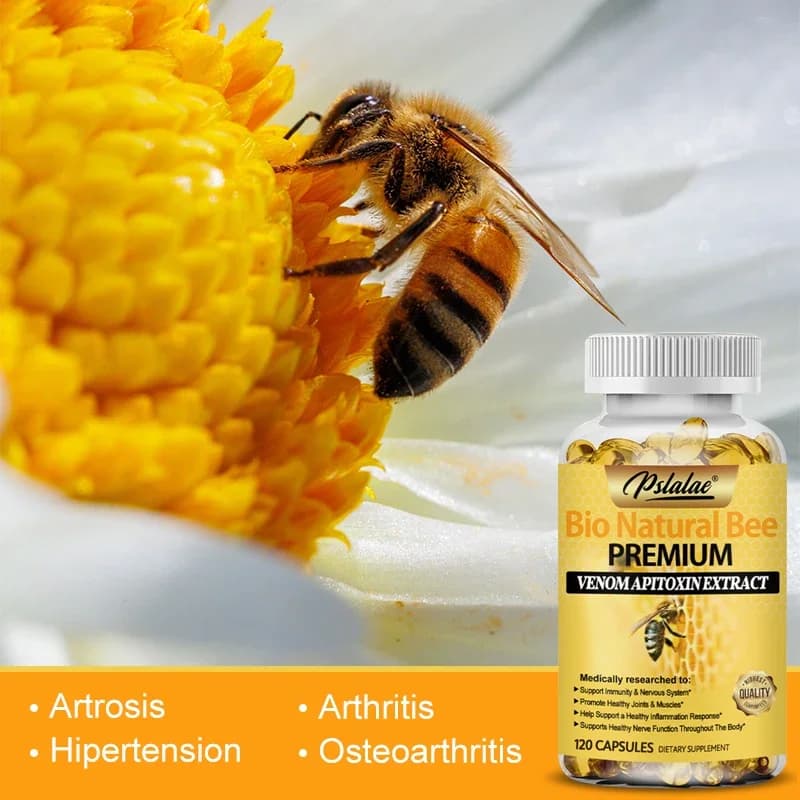 bottles of natural bee joint support capsules — image 4