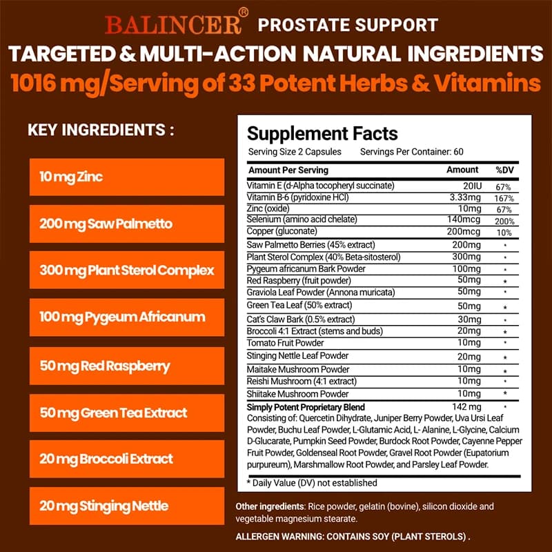 bottle of saw palmetto and sterol supplement — image 6