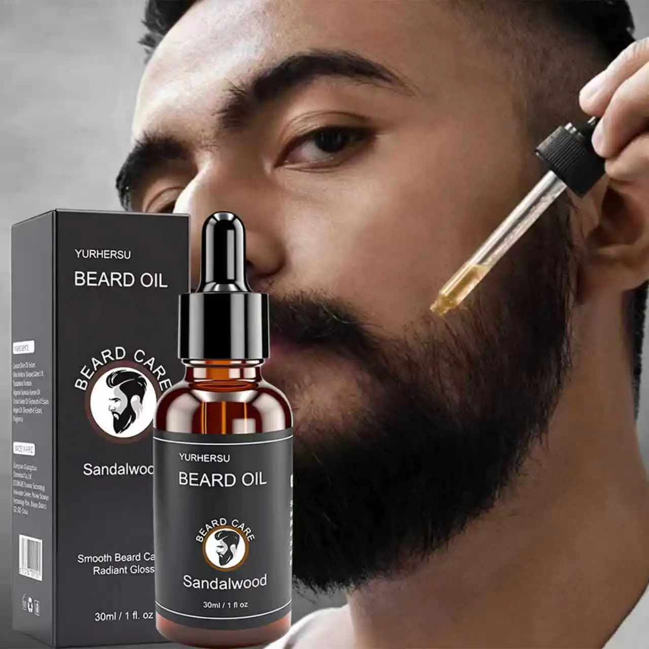beard growth oil bottle 30 ml — image 1