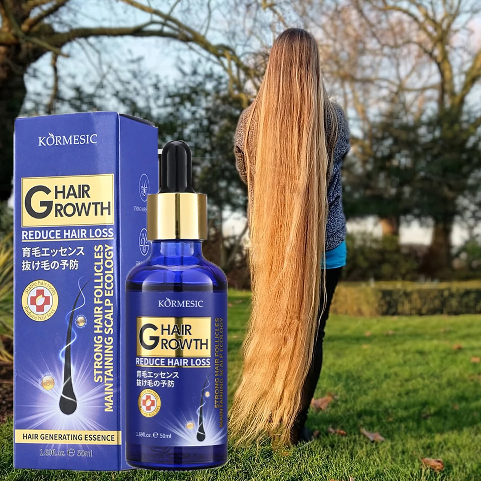 hair growth serum bottle — image 4