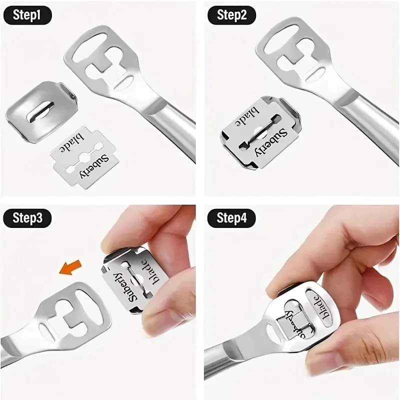 Carbon steel replacement blades for hand and foot files — image 3