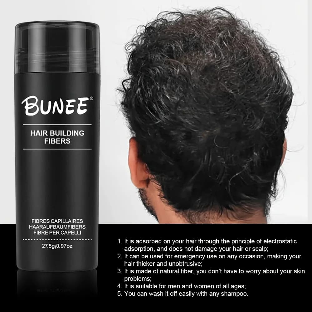 BUNEE natural hair fiber powder for thickening — image 5