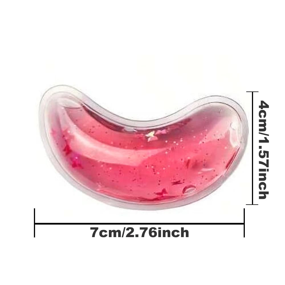 Reusable hot and cold gel eye compress pad — image 3