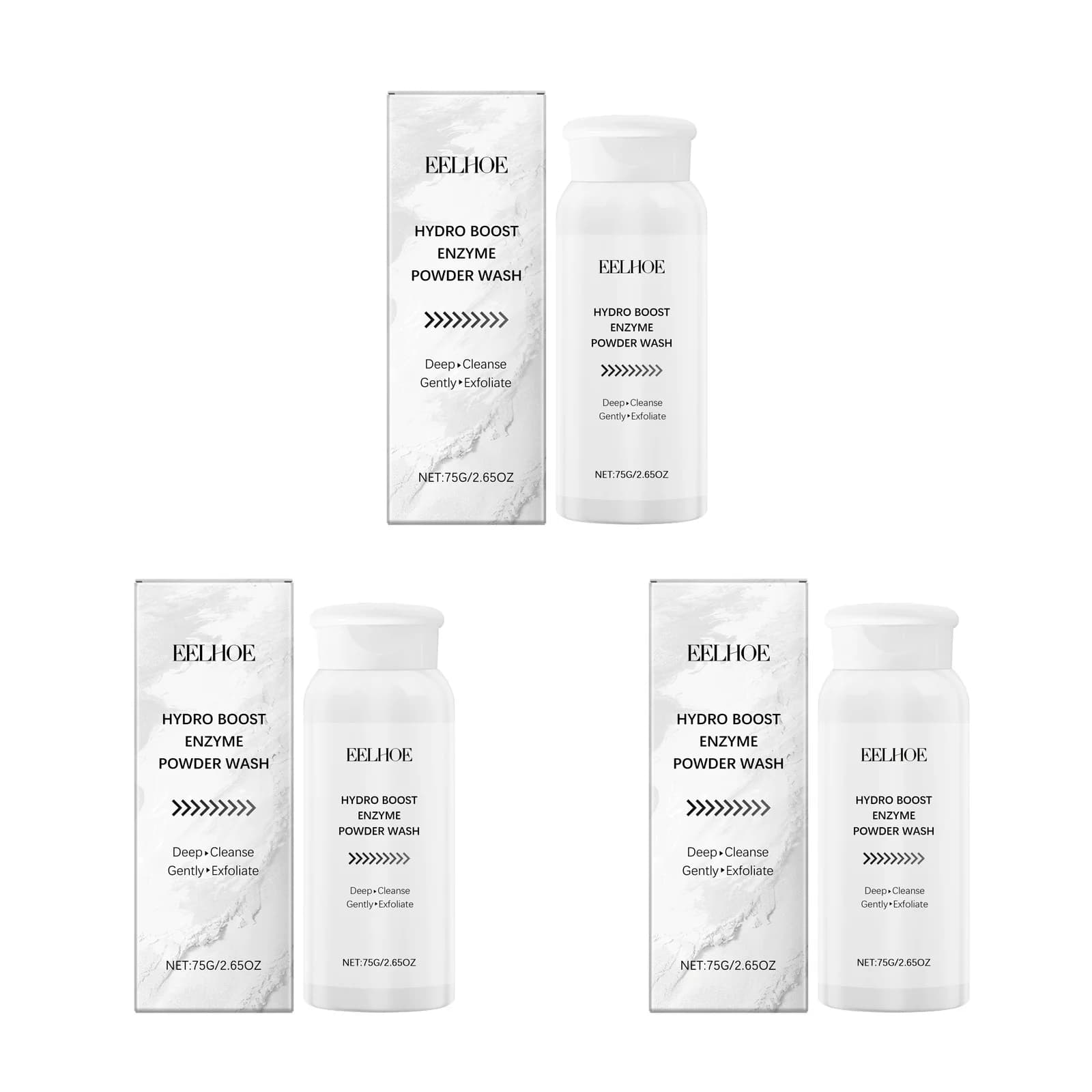Enzyme face powder wash in a white jar — image 8