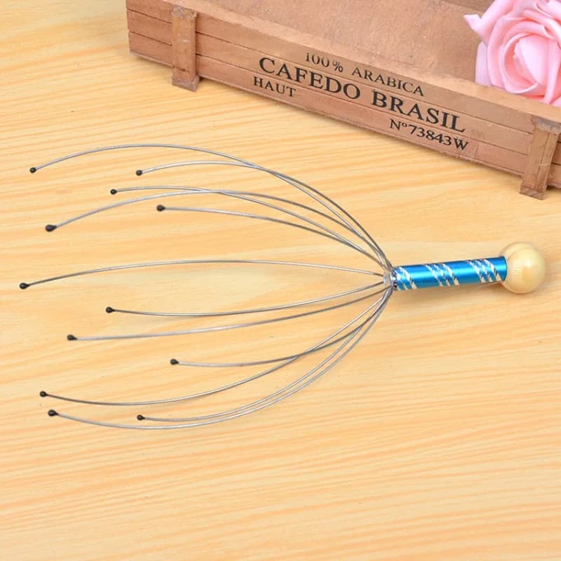 Octopus-shaped scalp and body massage device — image 4