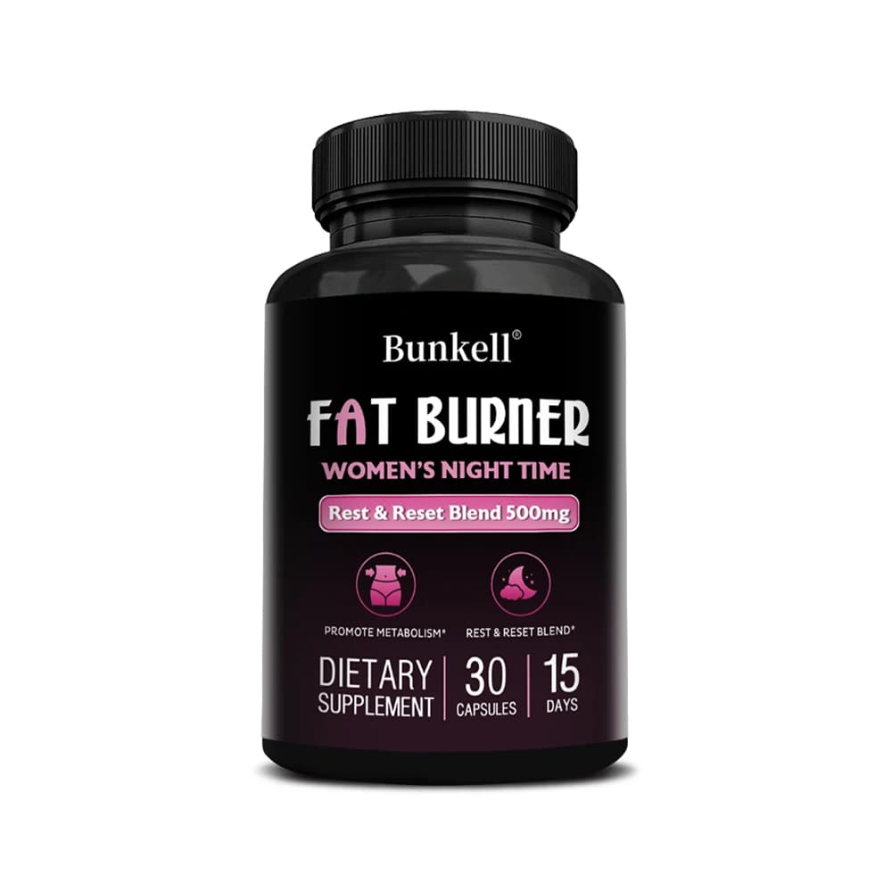 Women's nighttime fat burner supplement bottle — image 7