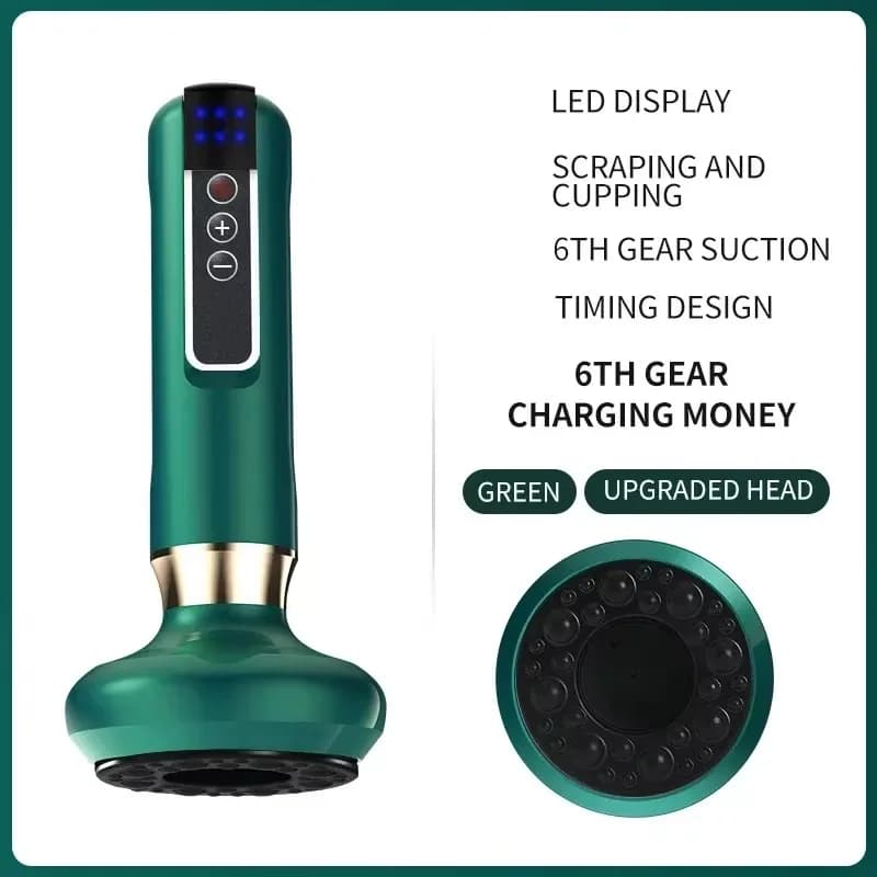 electric gua sha massager with vacuum suction cups — image 8