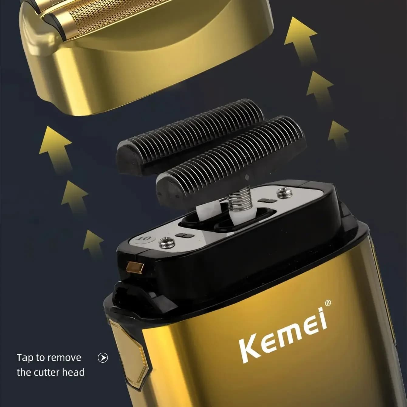 Kemei TX10 rechargeable foil shaver — image 2