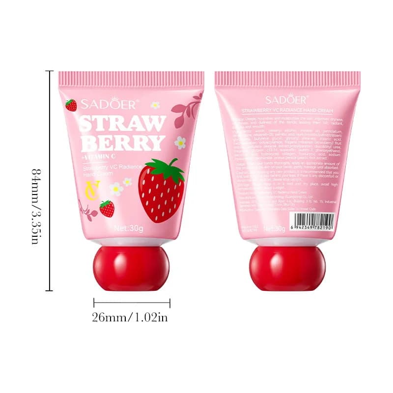 Strawberry VC hand cream tube 30 g — image 5