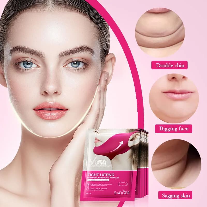 V-Shape firming face lift mask in packaging — image 4
