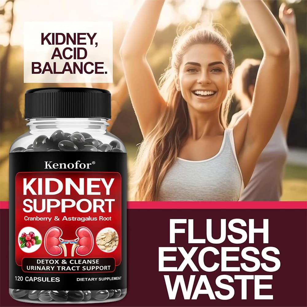 Kidney support supplement bottle with cranberry and astragalus — image 4
