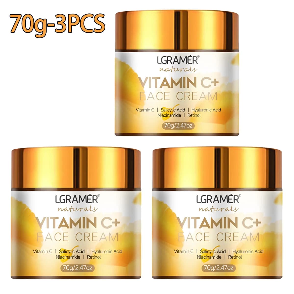 Vitamin C and Retinol face cream tube — image 7