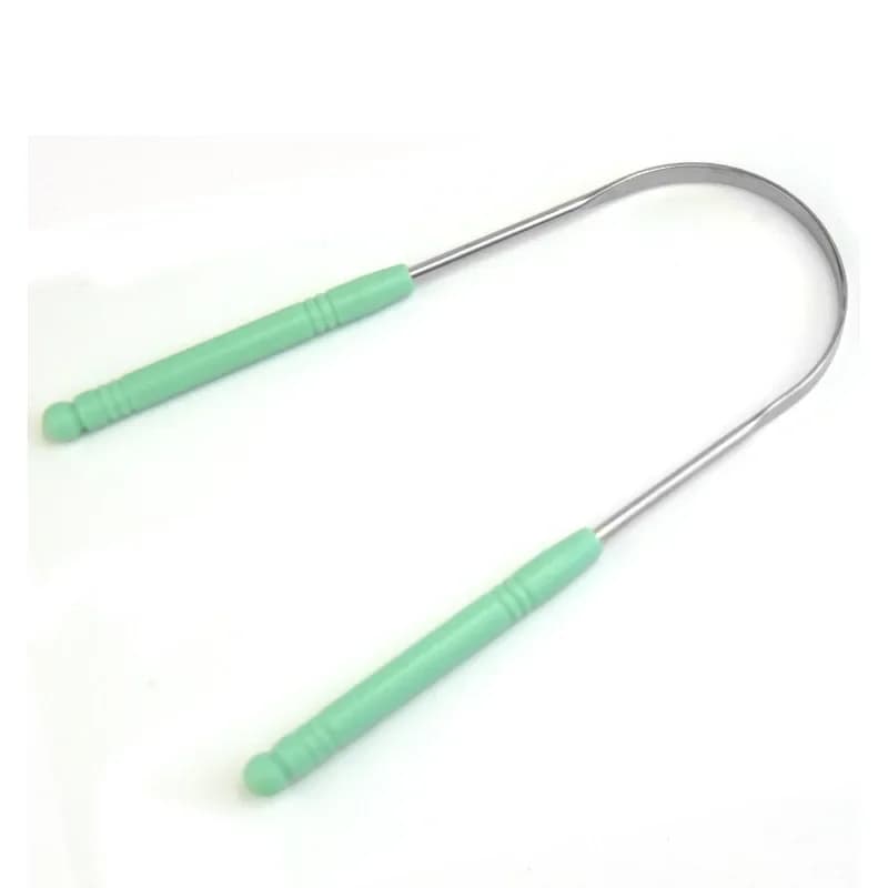 Stainless steel tongue scraper brush — image 7