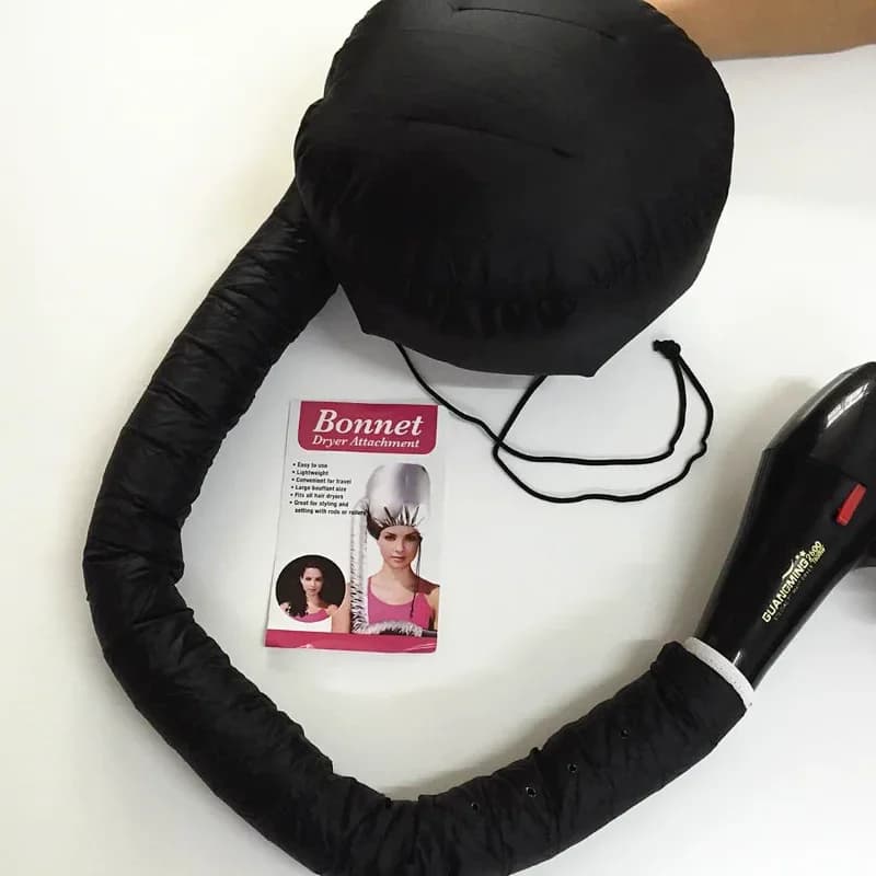 portable hair dryer cap with diffuser — image 2