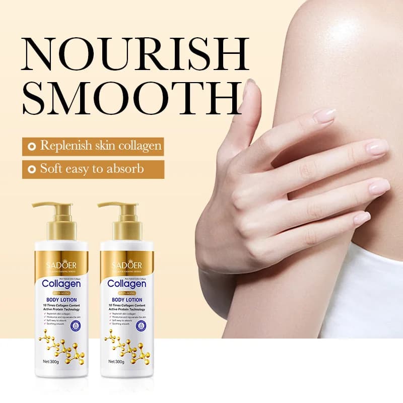 collagen body lotion bottle — image 3