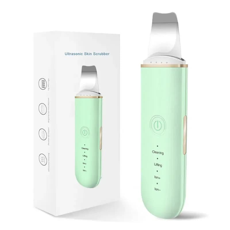 Ultrasonic facial scrubber with vibrating spatula — image 7