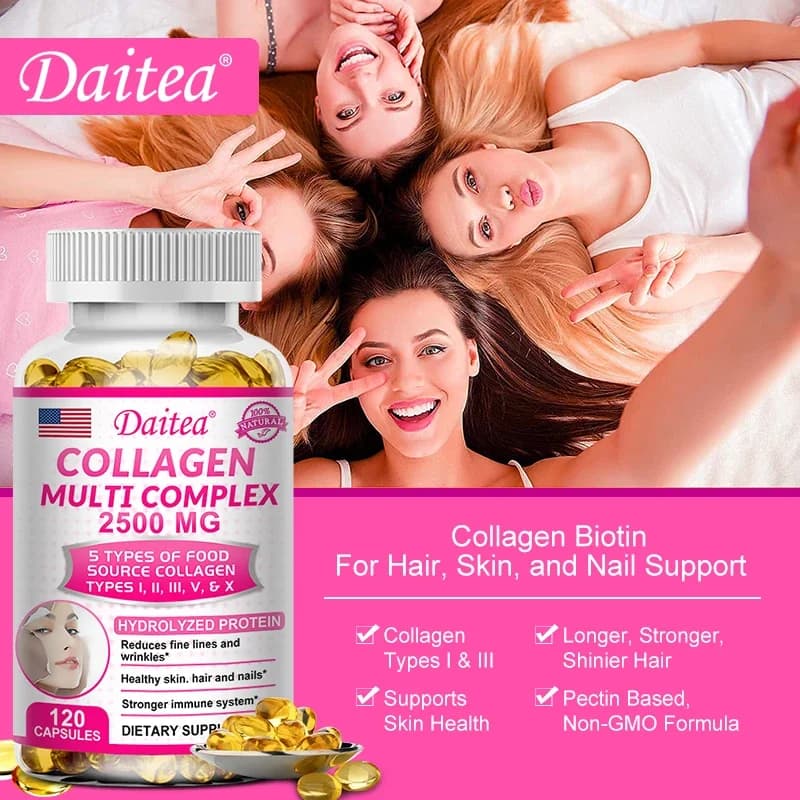 hydrolyzed collagen supplement powder bottle — image 5
