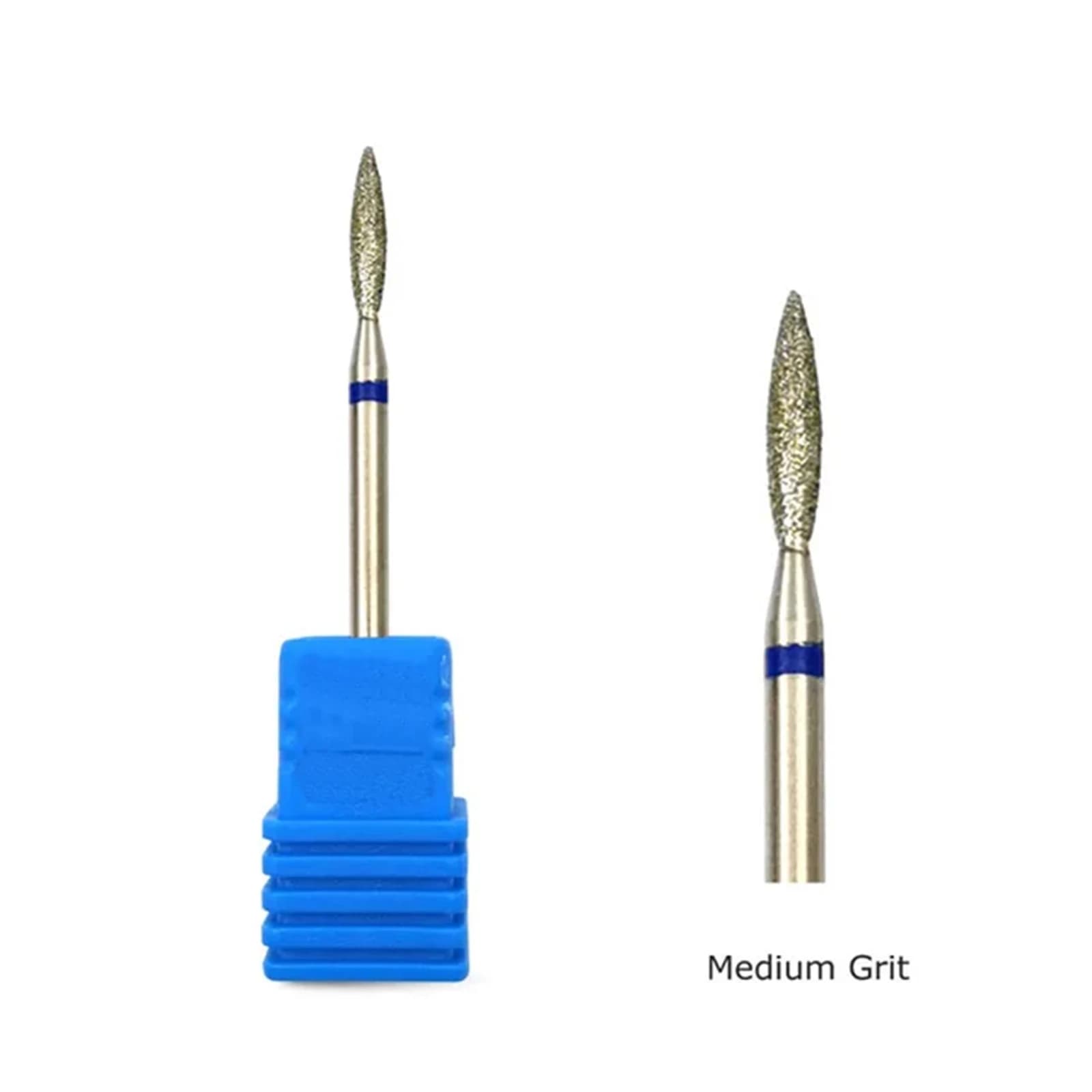 cone-shaped fine diamond nail drill bits — image 6