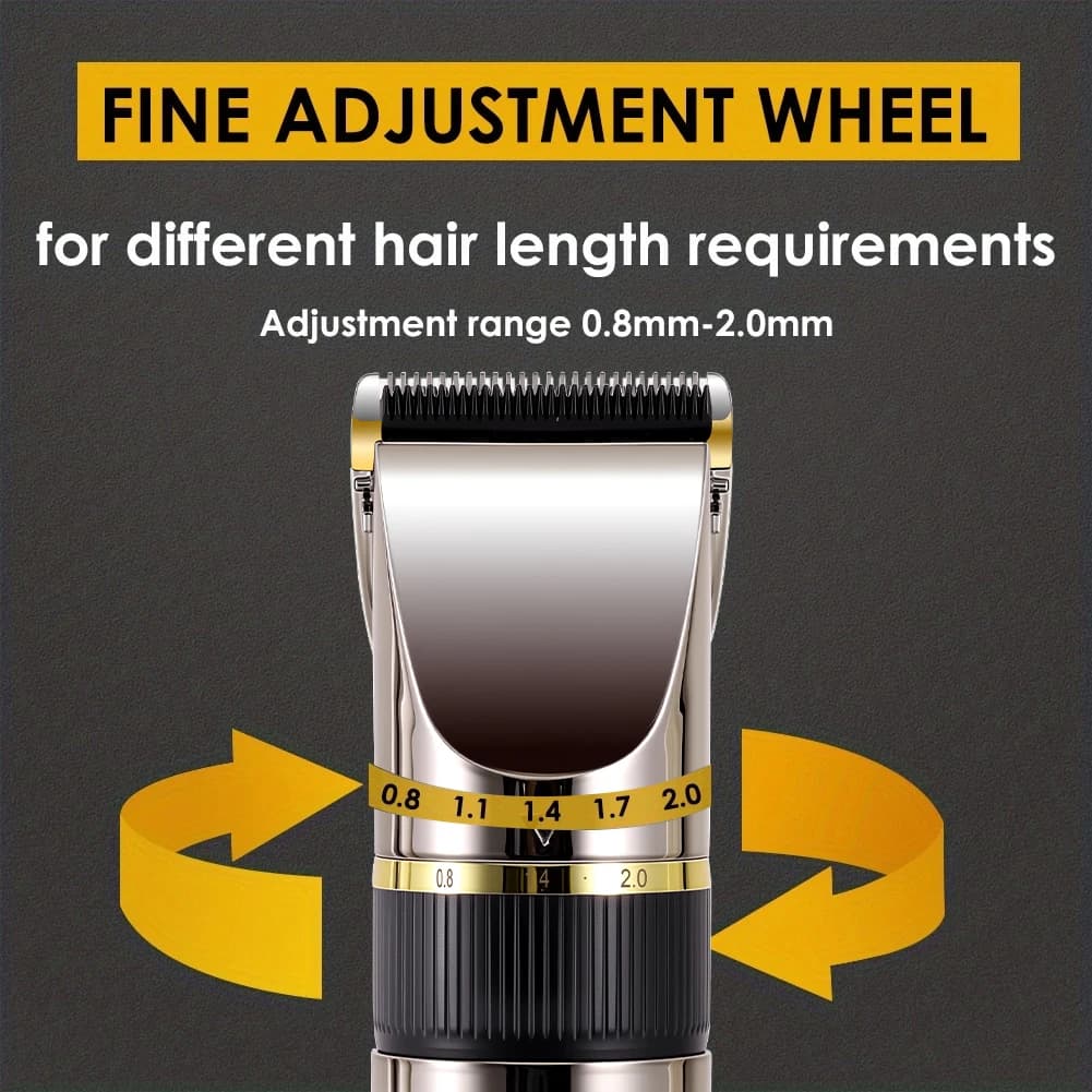 ceramic blade hair clipper with LED display — image 5