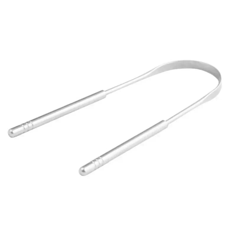 Reusable stainless steel tongue scraper set — image 4