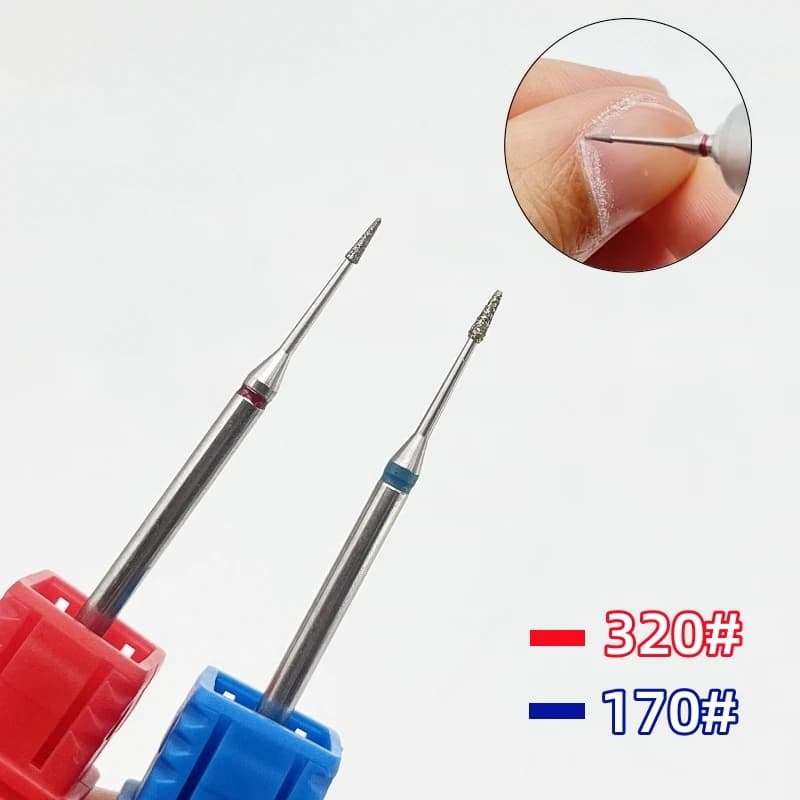 Diamond nail drill set with two bits — image 4