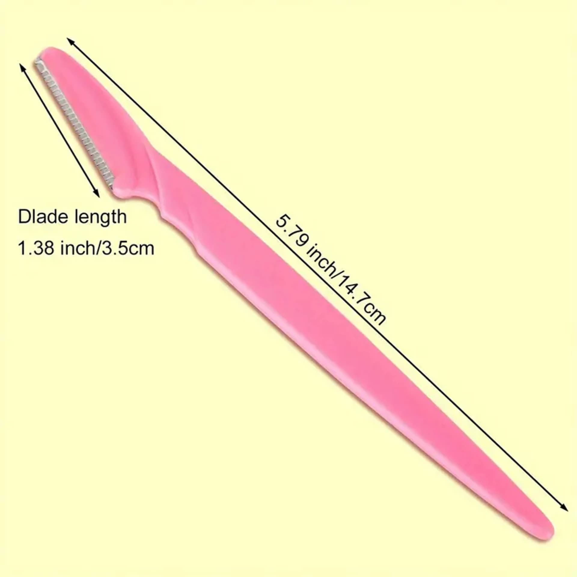 Brow and face razor set with protective cover — image 3