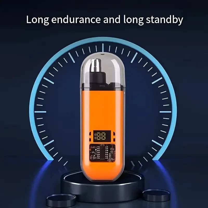compact USB rechargeable nose and beard trimmer — image 2