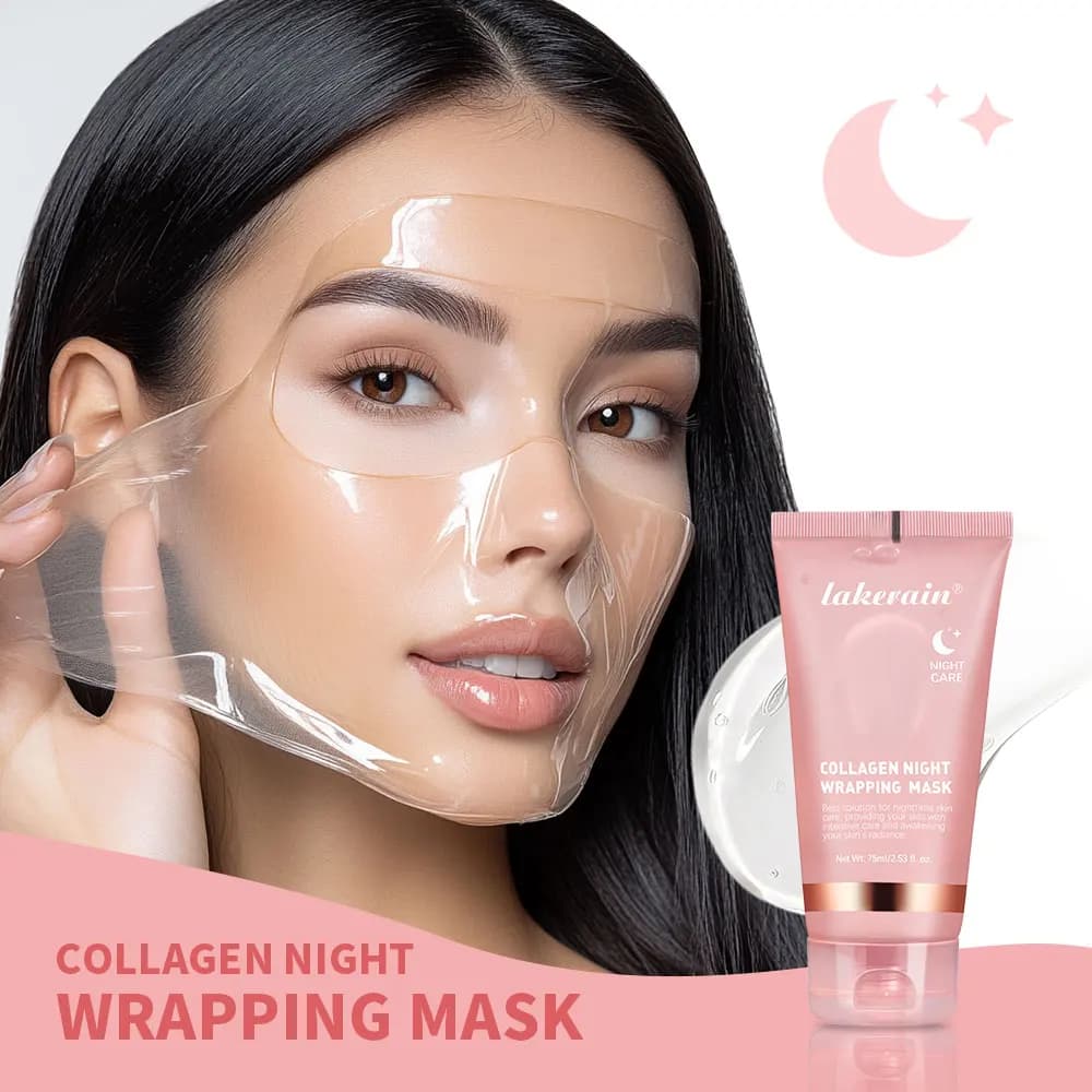 collagen facial mask with brush — image 2