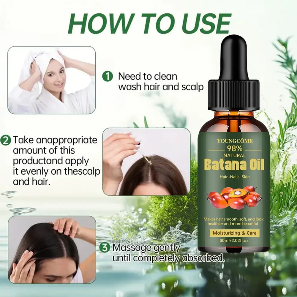 bottle of natural batana oil for hair — image 3