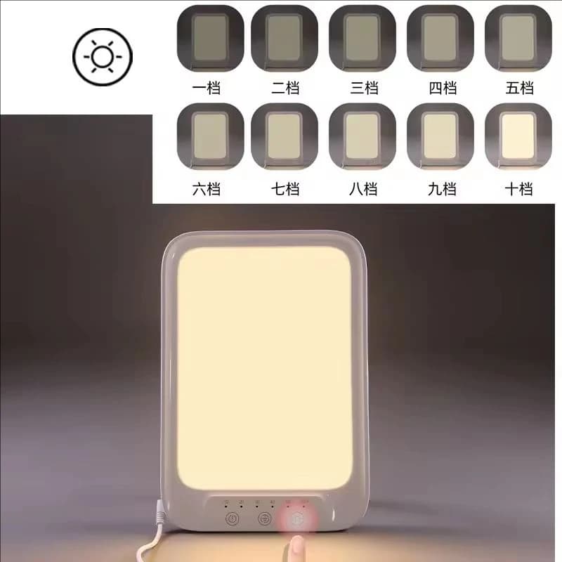 LED daylight therapy lamp with cool and warm light settings — image 6
