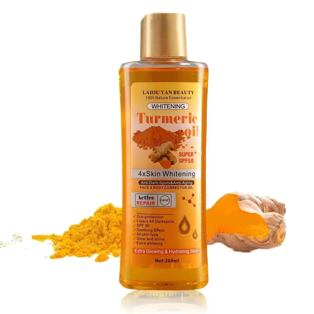 turmeric ginger essential oil bottle — image 1