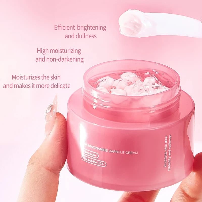 Pink collagen capsule cream with niacinamide — image 3