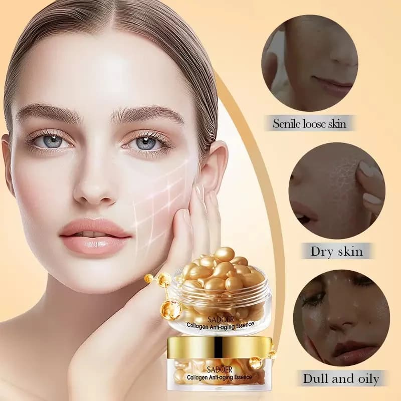 Collagen retinol firming capsule serum bottle — image 4