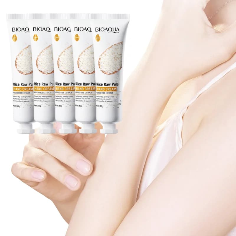 tube of rice hand cream — image 3