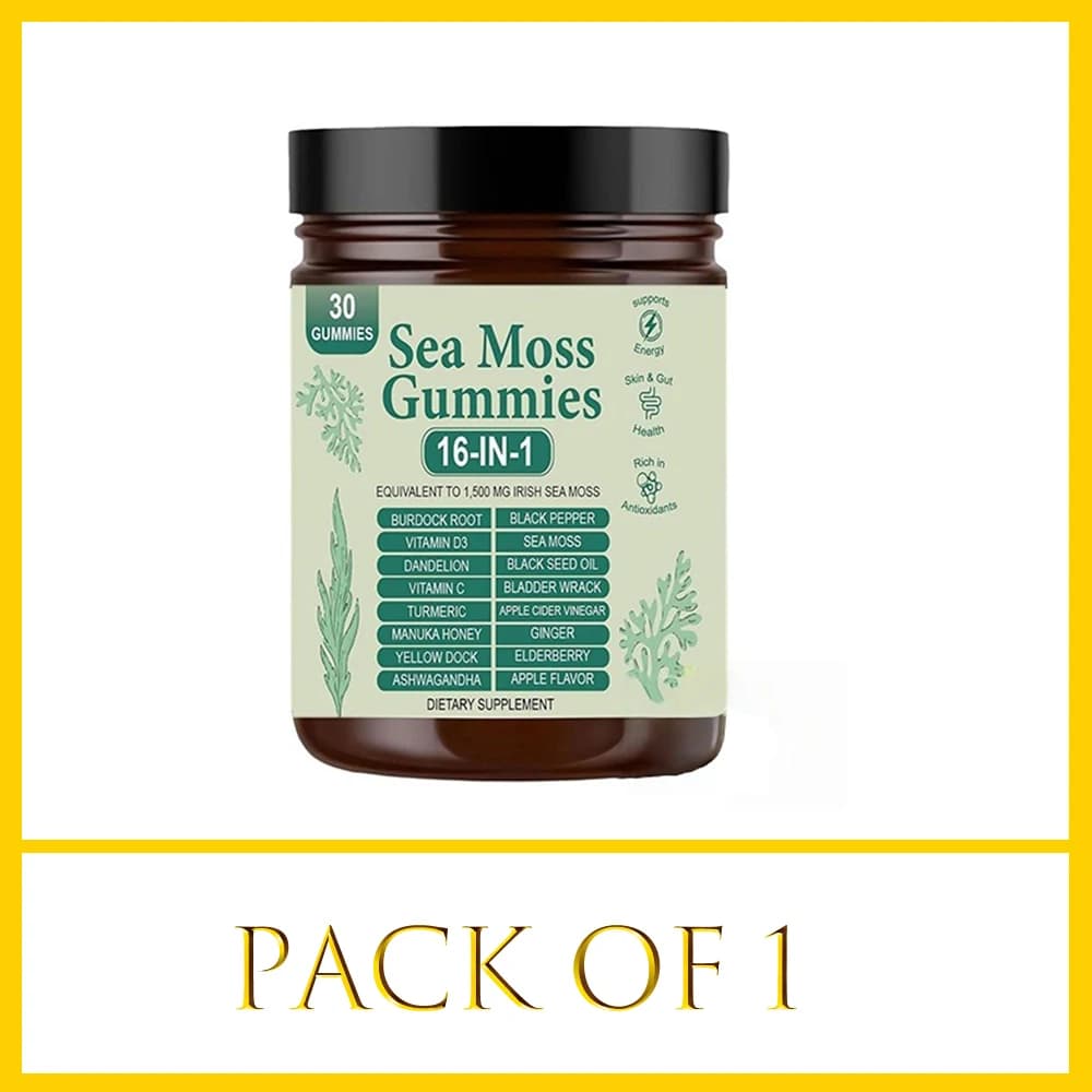 Sea moss gummies with herbal and vitamin blend — image 7