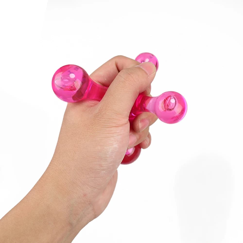 handheld deep tissue massager with 4‑leg acupressure head — image 4