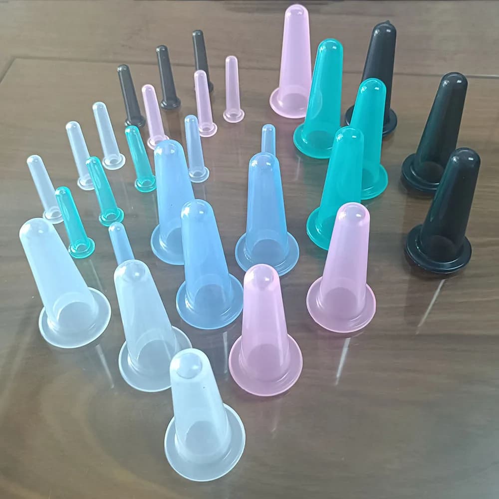 four silicone vacuum cupping jars — image 4
