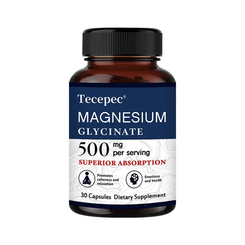 bottle of magnesium glycinate capsules — image 8