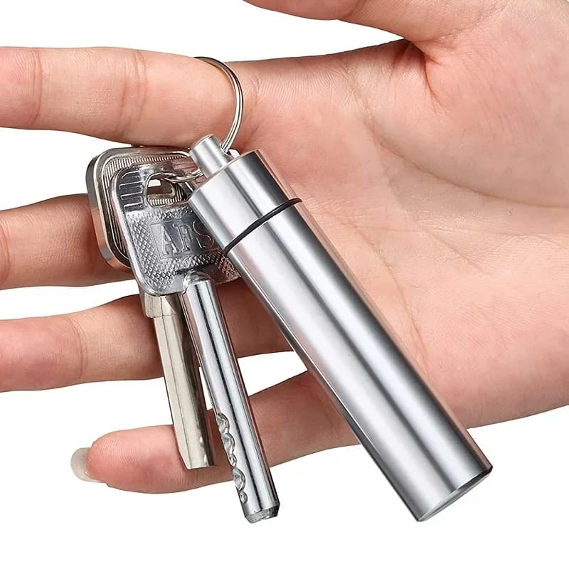 Reusable stainless steel toothpick set with portable case — image 6