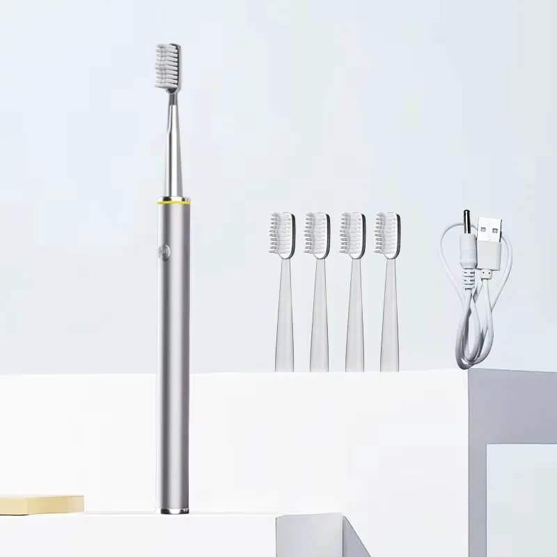 slim electric toothbrush for women with soft bristles — image 8