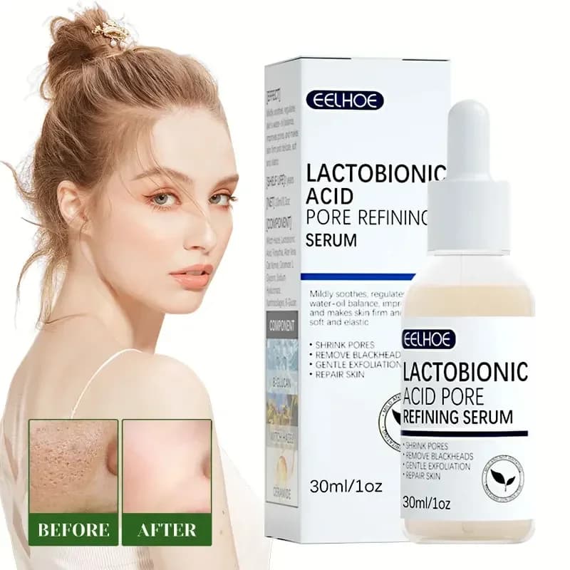 Lactobionic acid facial serum bottle — image 3